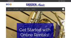 Desktop Screenshot of gadsdenmusic.com